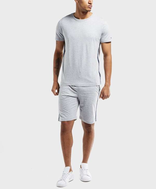 Online tommy hilfiger logo tape long sleeve t shirt short sleeves
