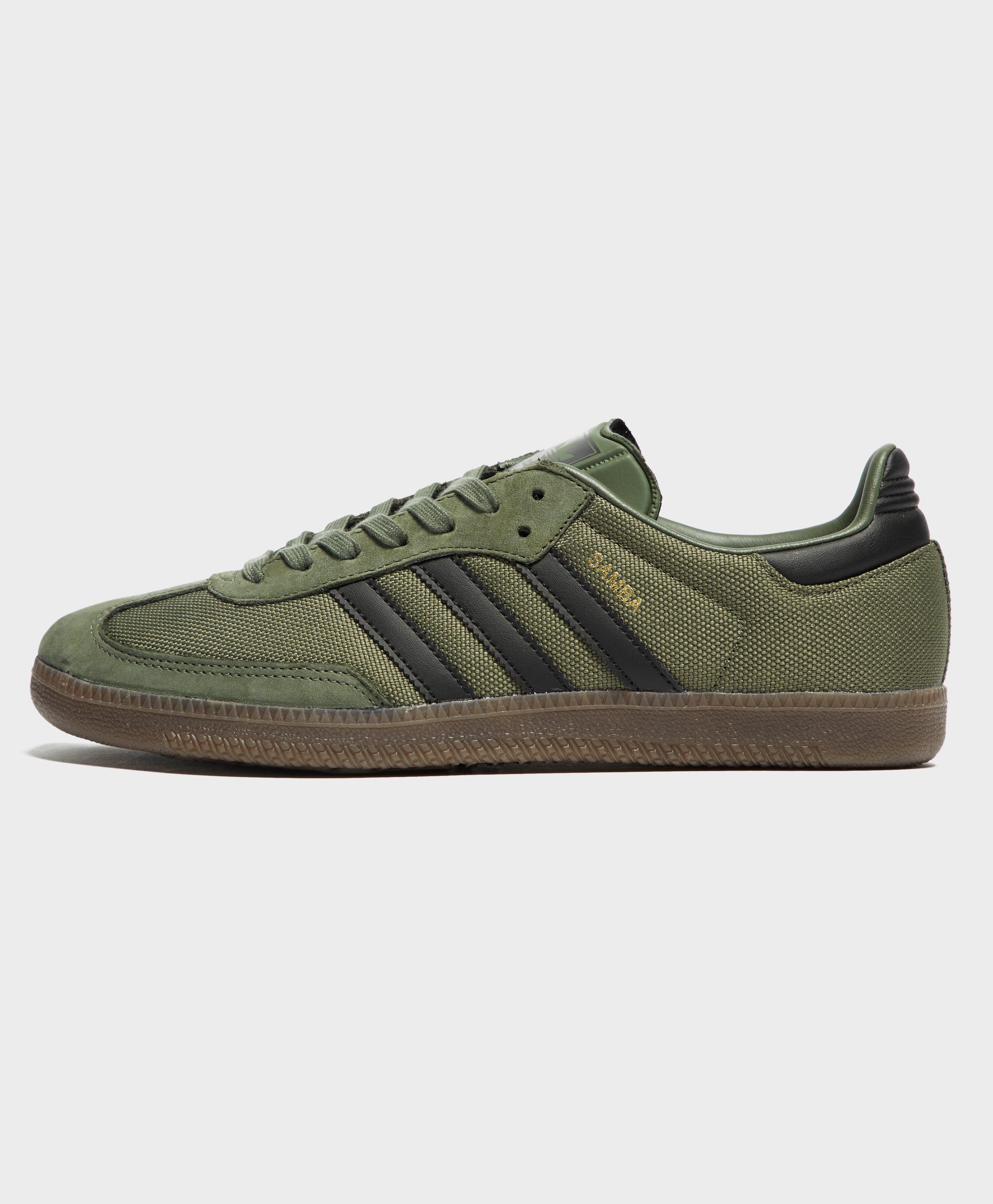 adidas samba olive green