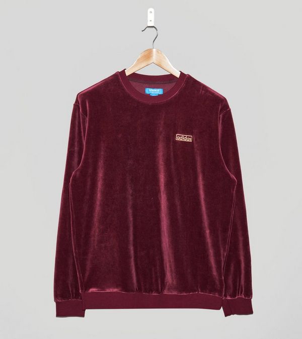 adidas velour sweater