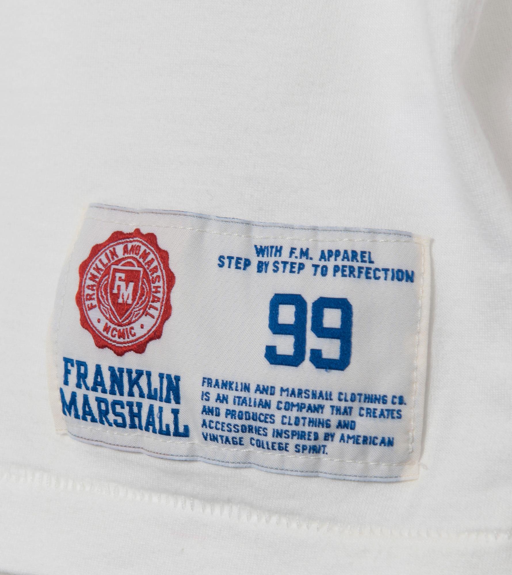 Calzini Franklin & Marshall Uomo - Girocollo Softtouch, Bianco/Rosso/Blu, Taglia 39-42 - 2