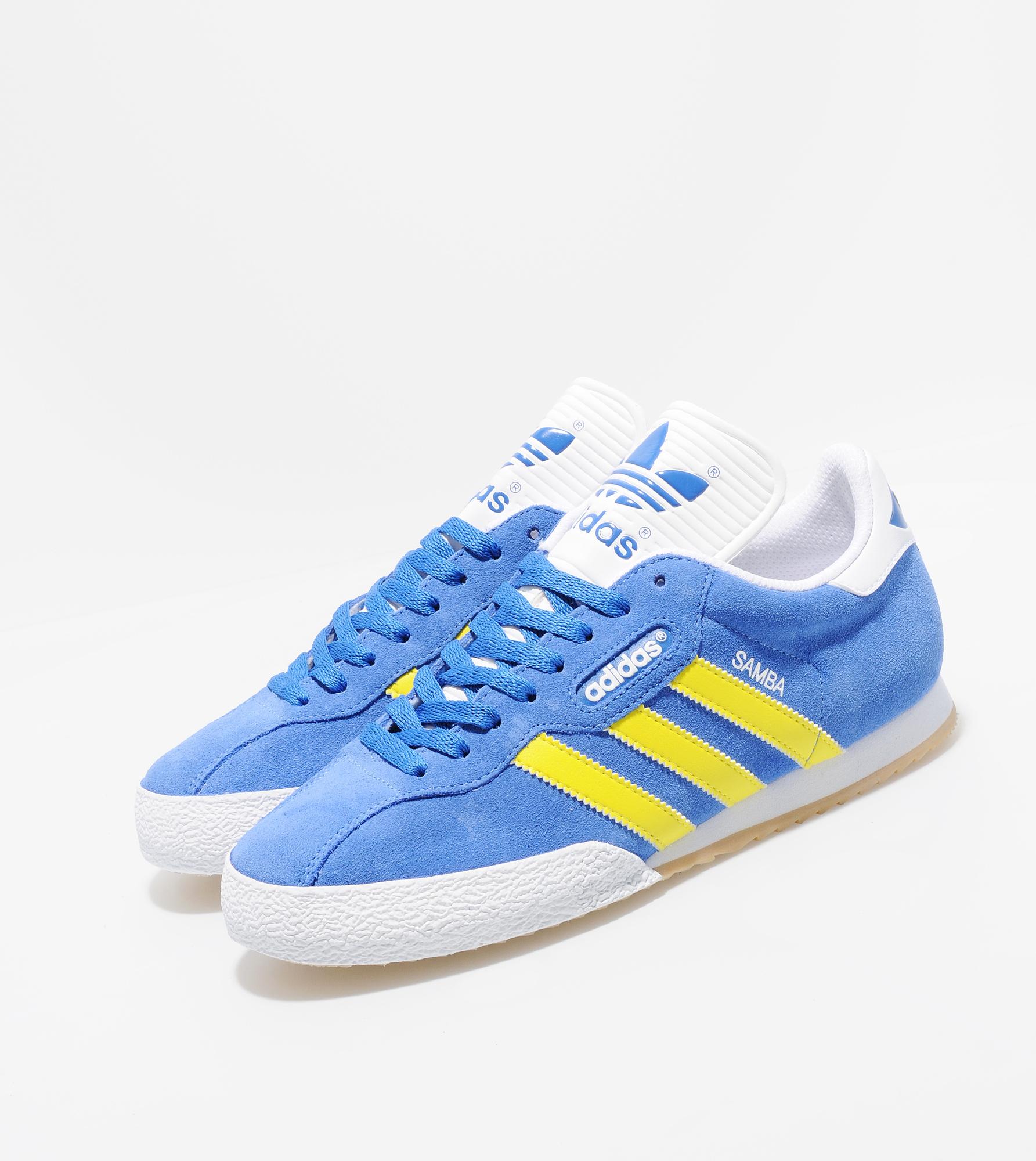 blue and yellow sambas