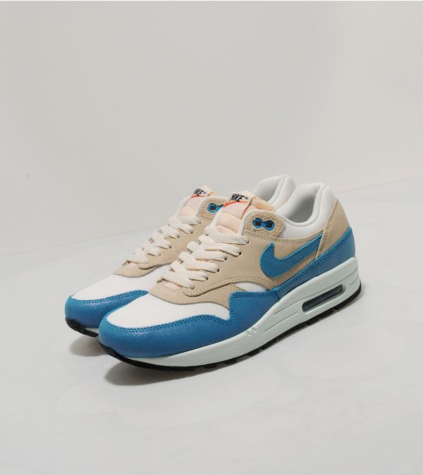 blue and silver air max