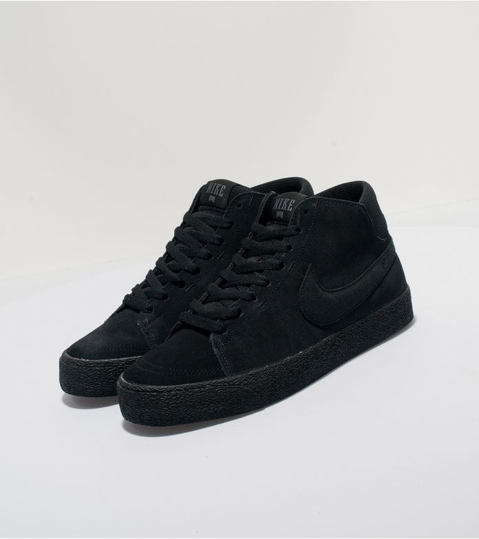 nike blazer mid lr black