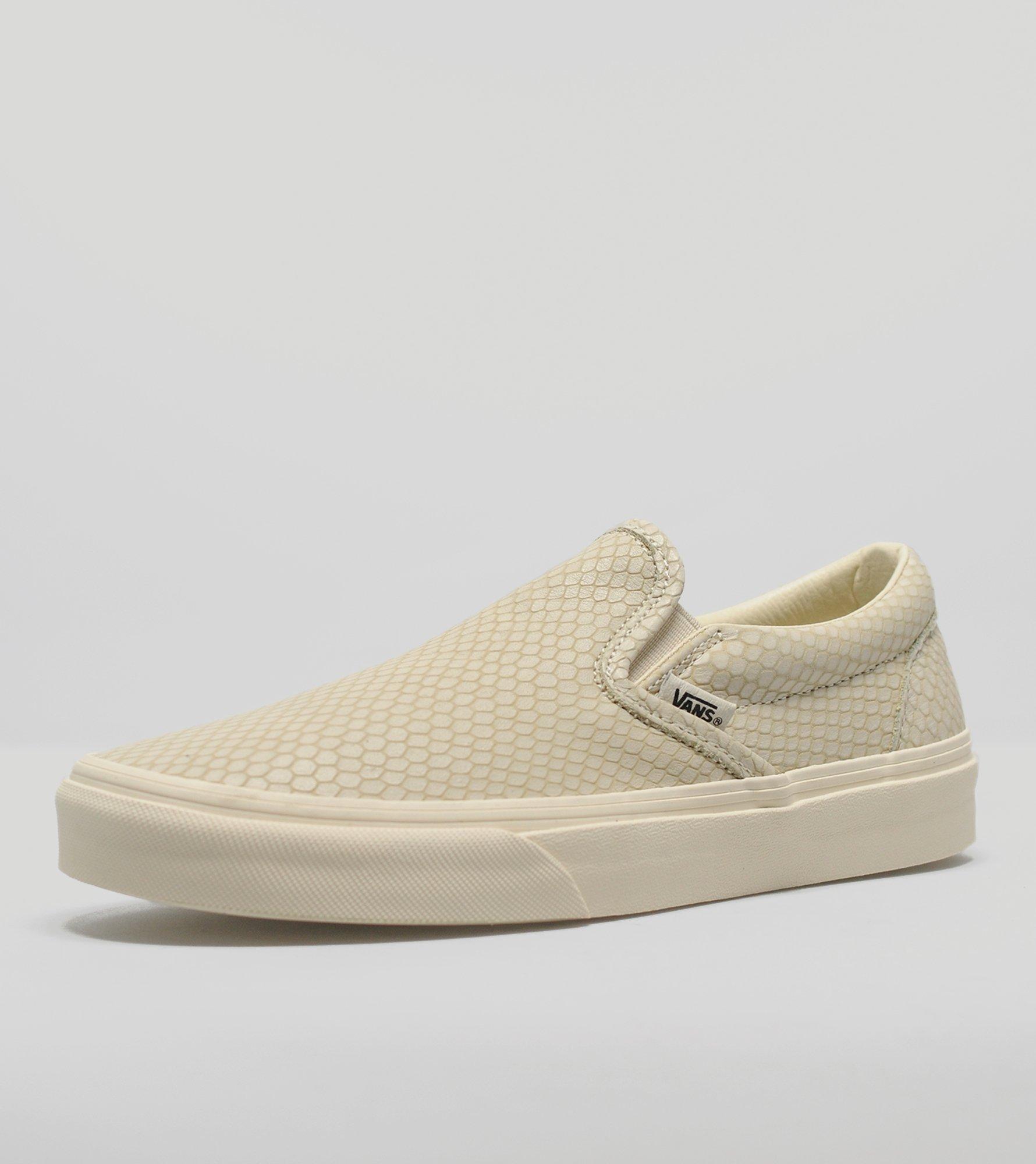 snake print slip on vans