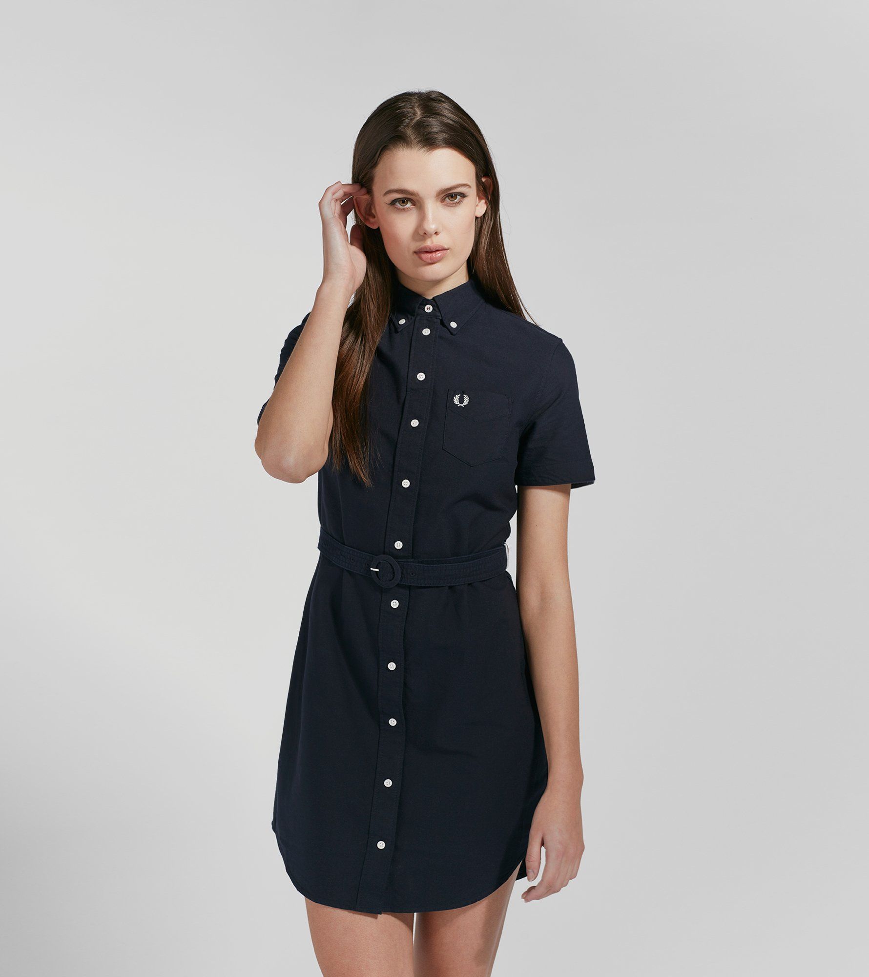 Fred Perry - Oxford Bomber Dress Medieval Blue