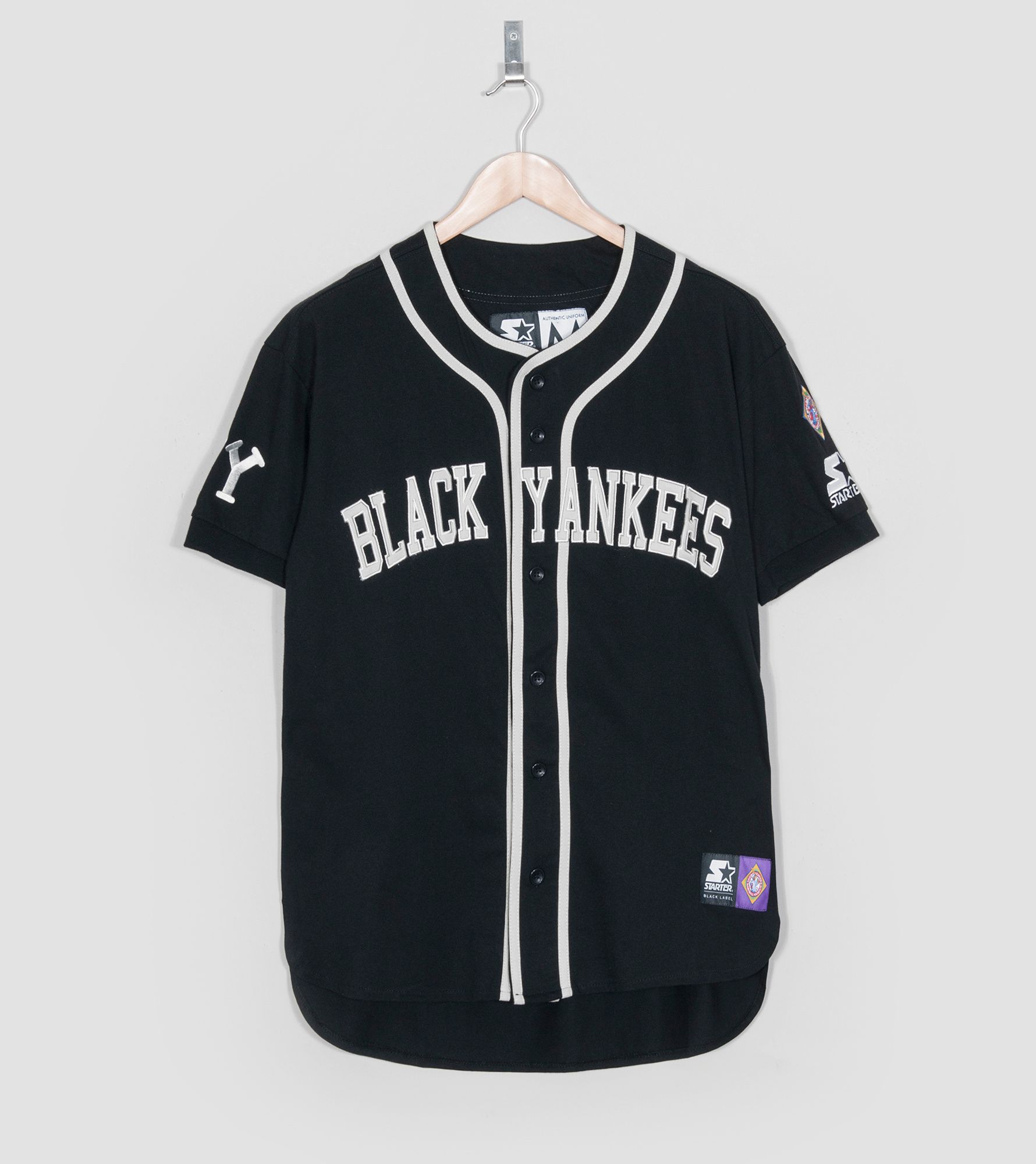 Starter Black Label x size? Black Yankees Baseball Jersey Size?