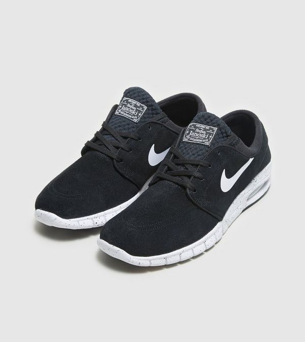 janoski max black suede