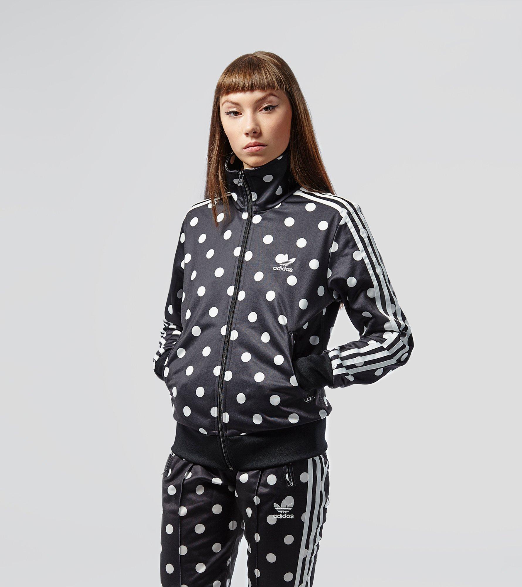 polka dot adidas tracksuit