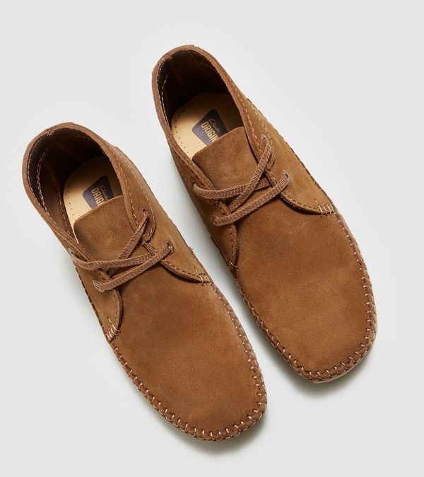 clarks weaver boot brown suede