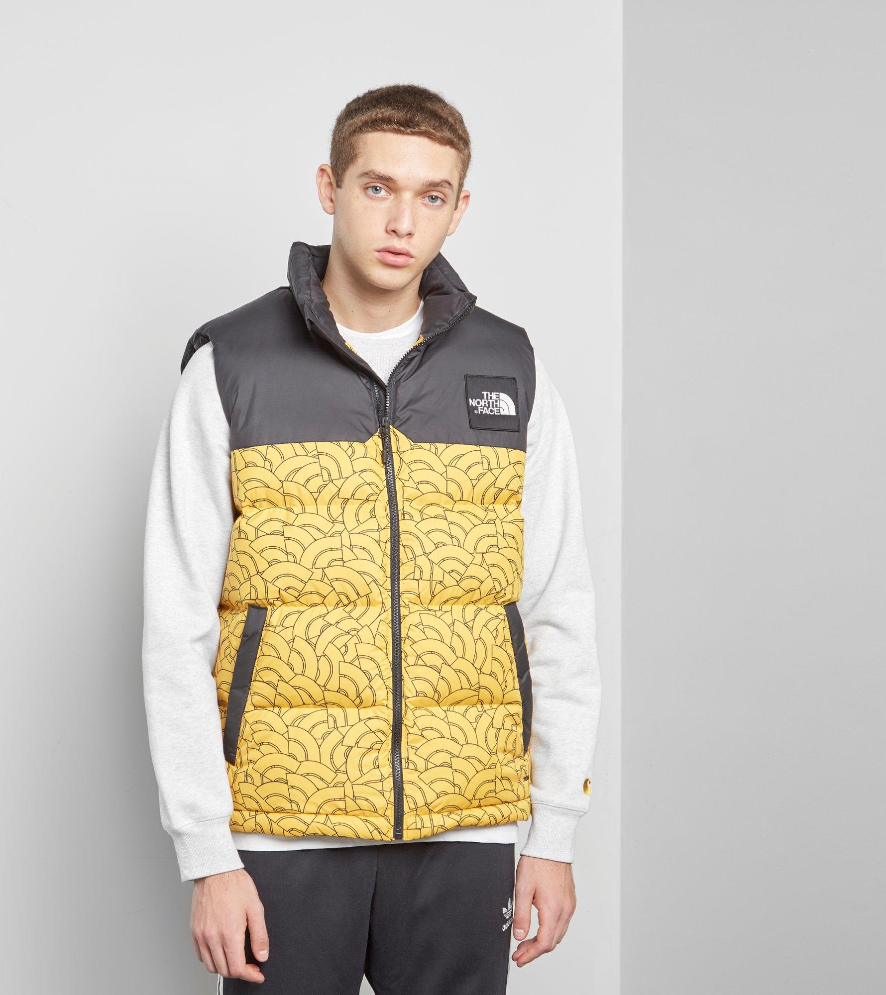 the north face 1992 nuptse yellow