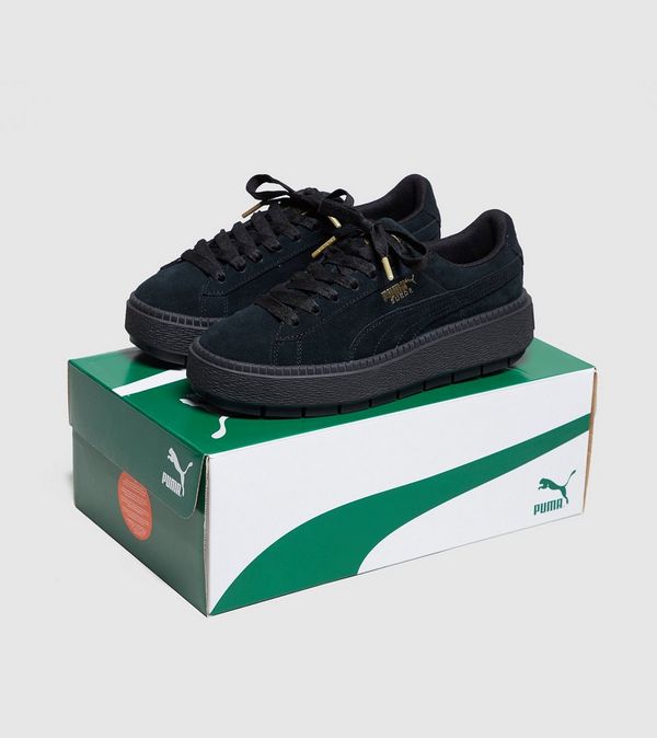 puma suede platform black puma suede platform black