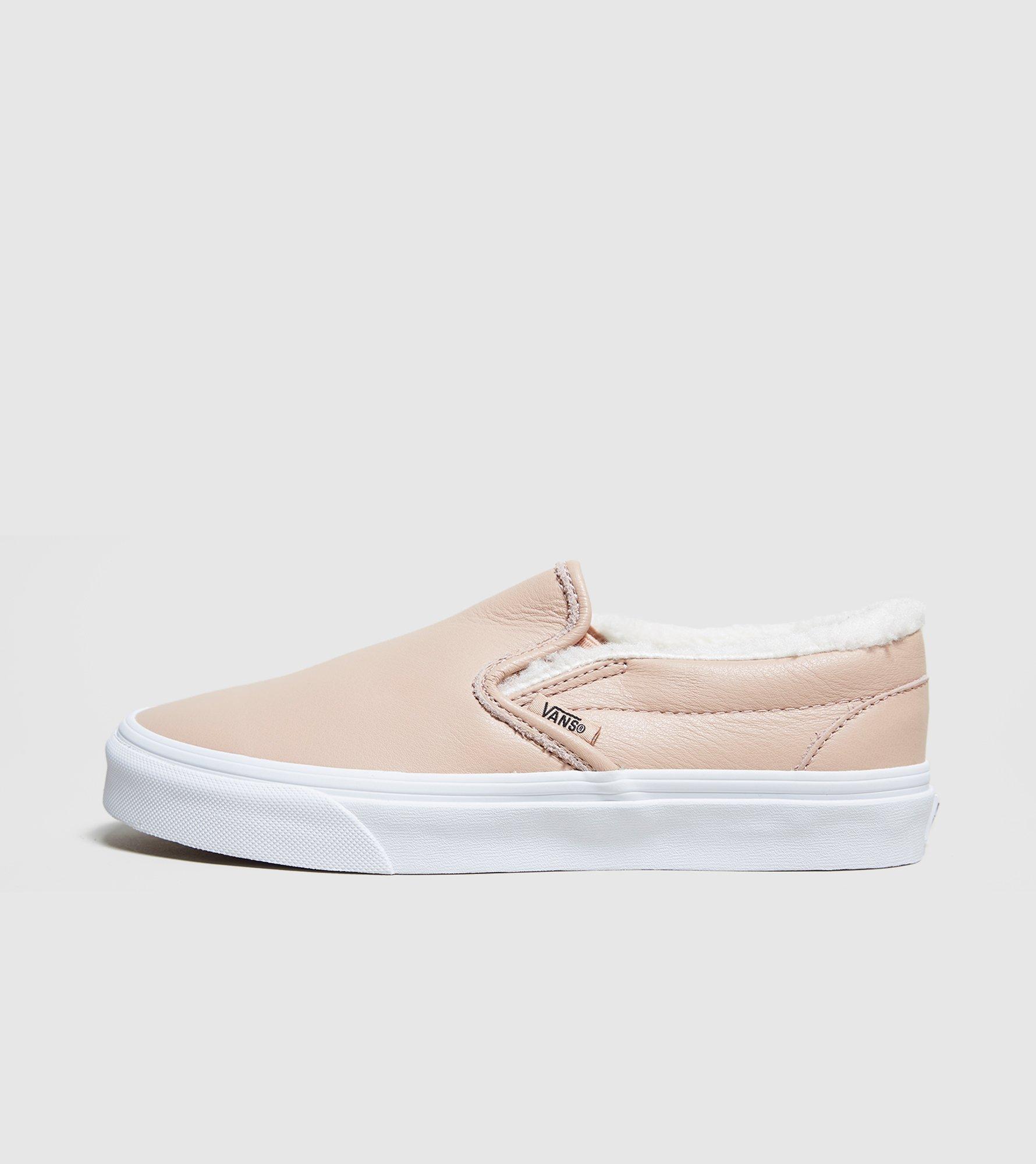 vans slip on beige