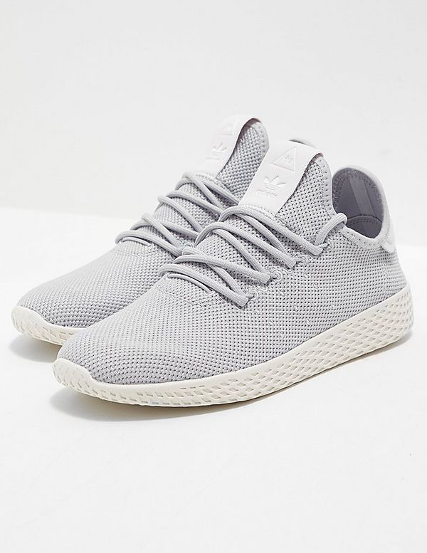 adidas originals pharrell williams tennis hu trainers in grey adidas originals pharrell williams tennis hu trainers in grey