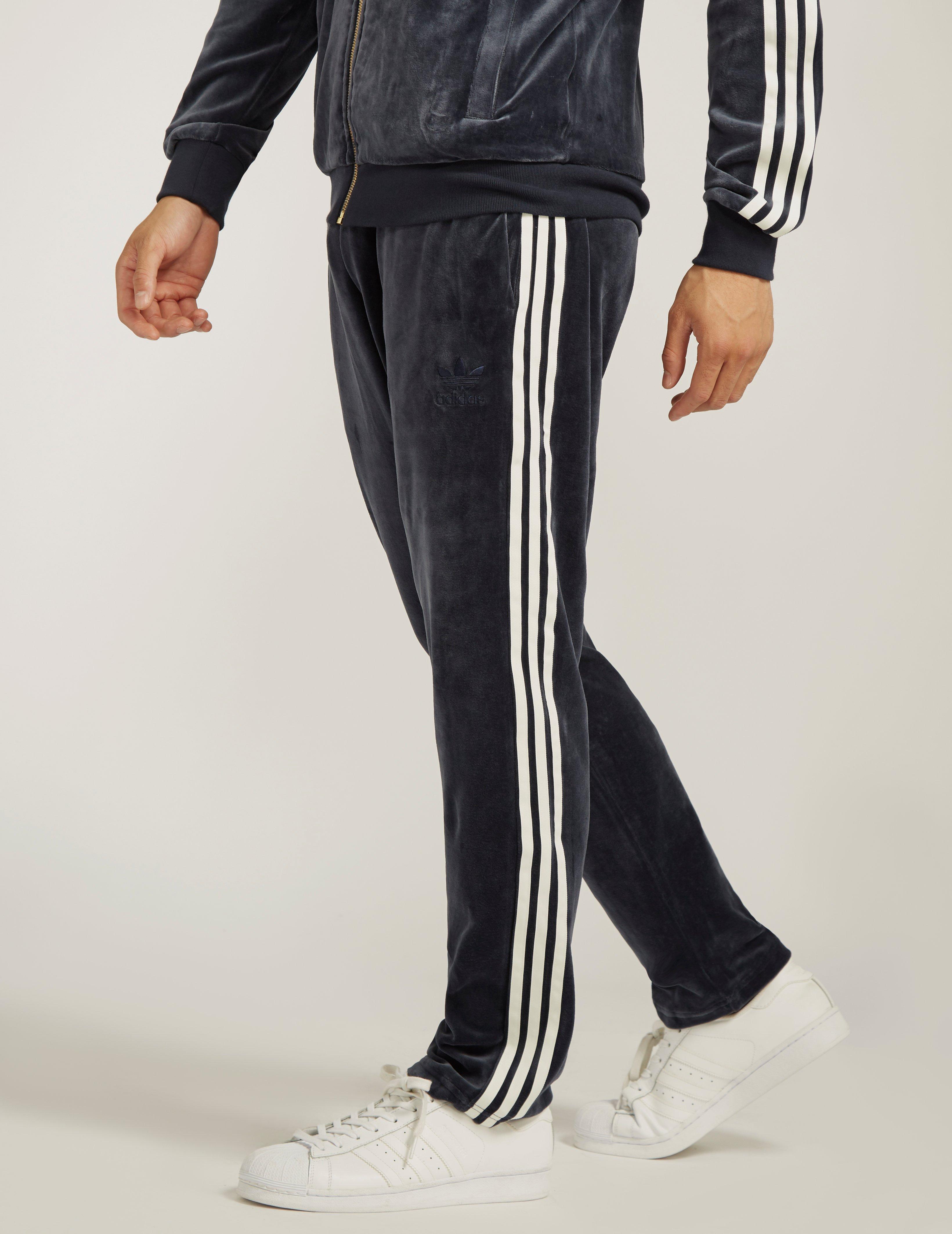 adidas originals velour slim track pants