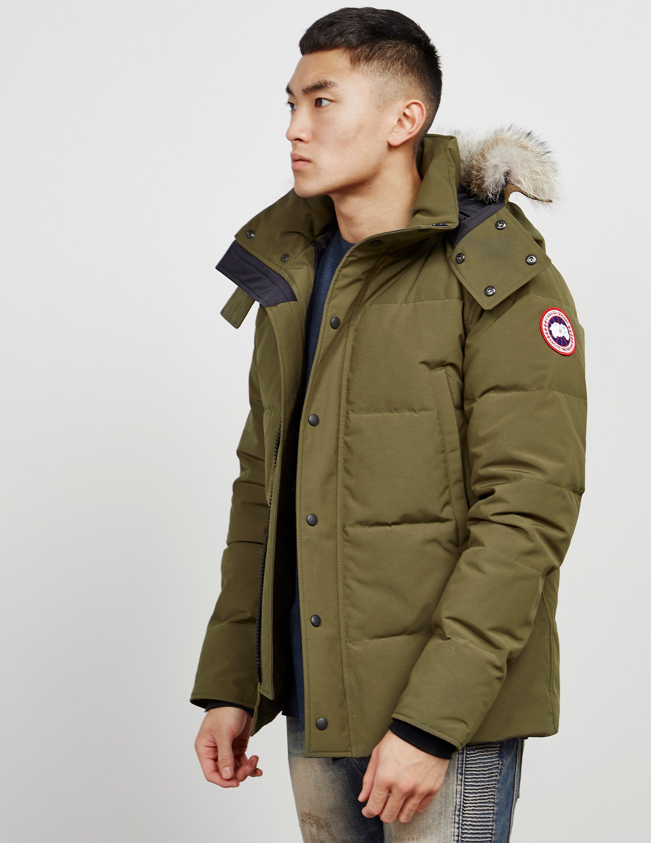 canada goose mens yukon bomber black brown canadagooseonline