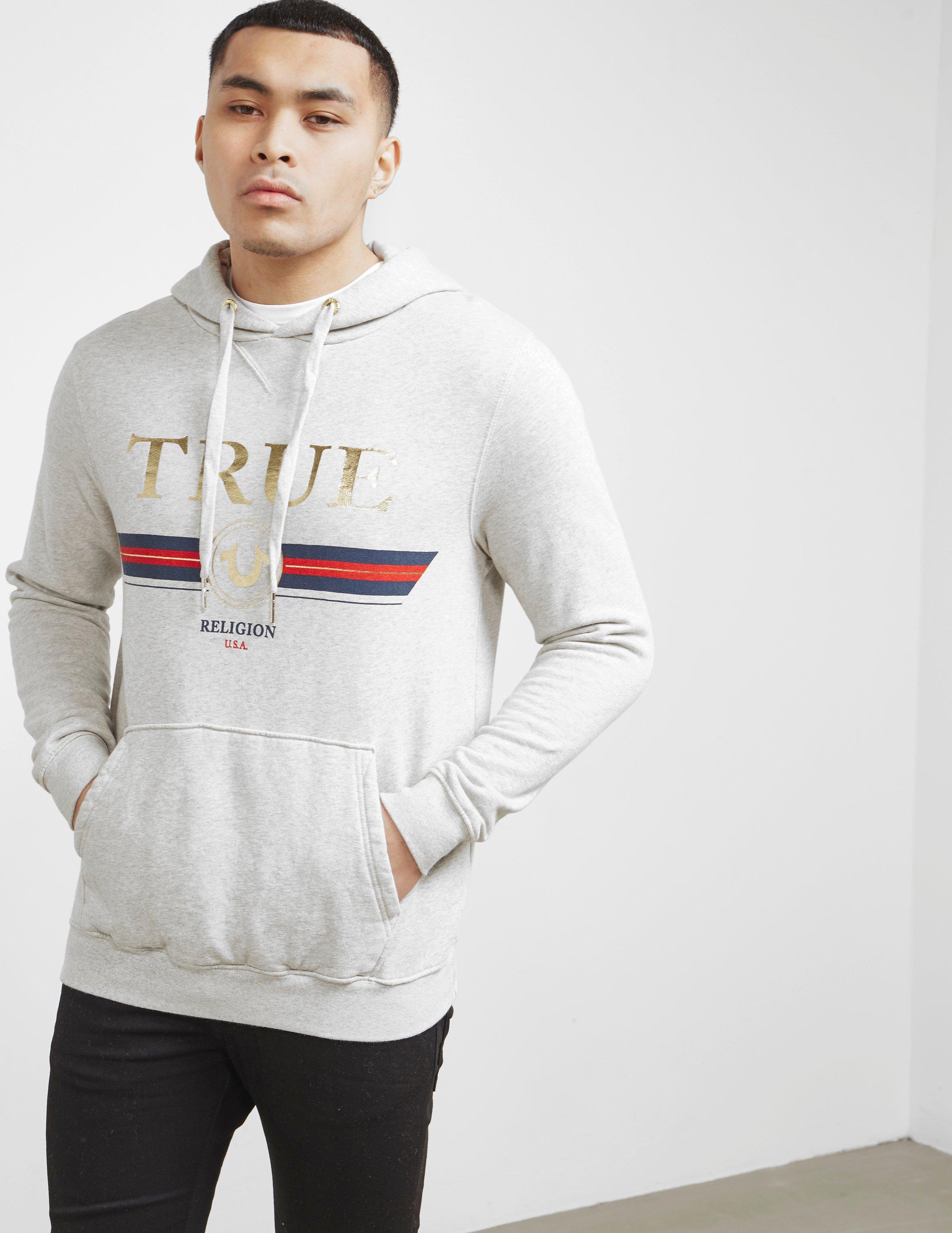 true religion stripe hoodie