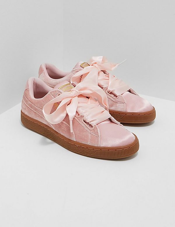 puma basket heart pink puma basket heart pink