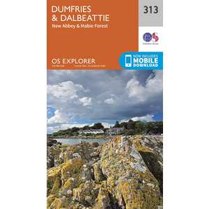 OS Explorer Map 313 - Dumfries & Dalbeattie