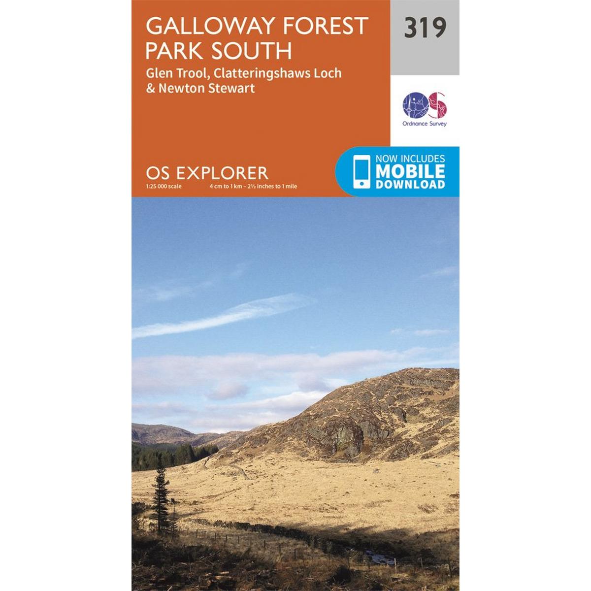 Ordnance Survey OS Explorer Map 319 Galloway Forest Park South