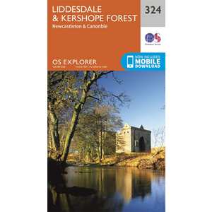 OS Explorer 324 Map: Liddesdale & Kershope Forest, Argyll & Bute