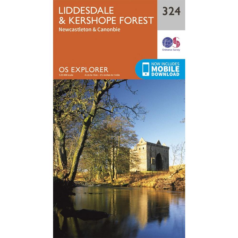 Ordnance Survey OS Explorer 324 Map: Liddesdale & Kershope Forest, Argyll & Bute