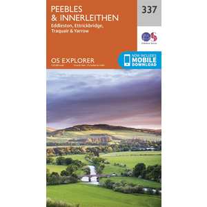 OS Explorer Map 337 Peebles and Innerleithen