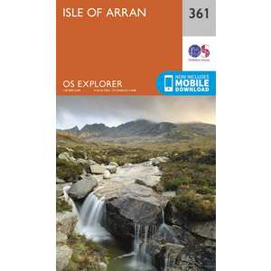 OS Explorer Map 361 Isle of Arran