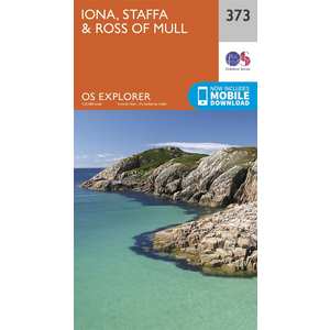 OS Explorer Map 373 Iona, Staffa and Ross of Mull