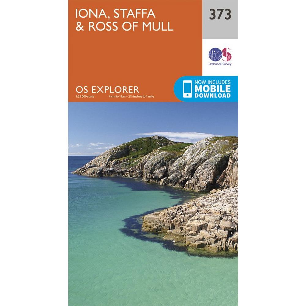 Ordnance Survey OS Explorer Map 373 Iona, Staffa and Ross of Mull