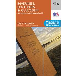 OS Explorer Map OL416 Inverness, Loch Ness & Culloden