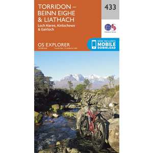 OS Explorer Map 433 Torridon - Beinn Eighe and Liathach