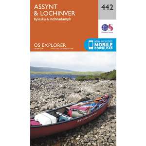 OS Explorer Map 442 Assynt and Lochinver