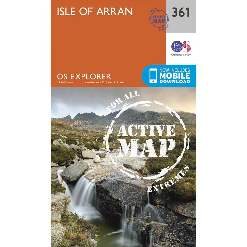 Ordnance Survey OS Explorer ACTIVE Map 361 Isle of Arran