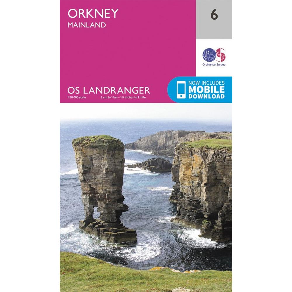Ordnance Survey OS Landranger Map 06 Orkney - Mainland