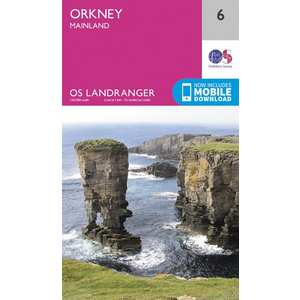OS Landranger Map 06 Orkney - Mainland