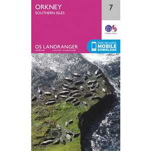 OS Landranger Map 07 Orkney - Southern Isles