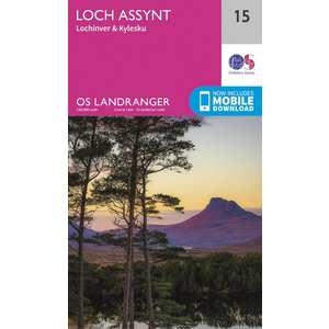OS Landranger Map 15 Loch Assynt, Lochinver & Kylesku