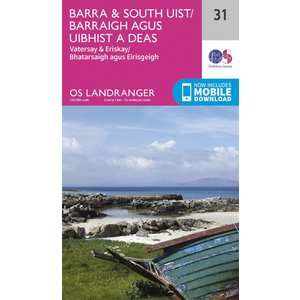 OS Landranger Map 31 Barra & South Uist, Vatersay & Eriskay