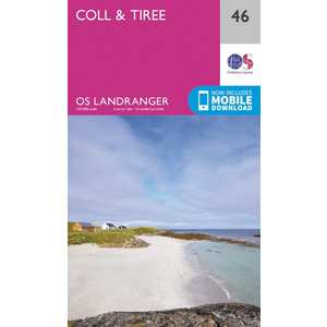 OS Landranger Map 46 Coll & Tiree