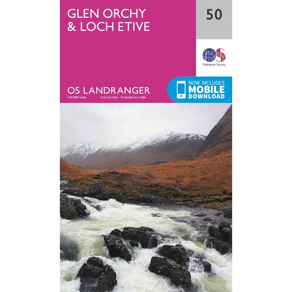 Ordnance Survey OS Landranger Map 50 Glen Orchy & Loch Etive