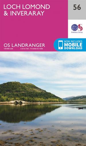  Landranger 56 1:50000 Loch Lomond & Inveraray