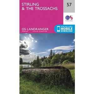 OS Landranger Map 57 Stirling & The Trossachs