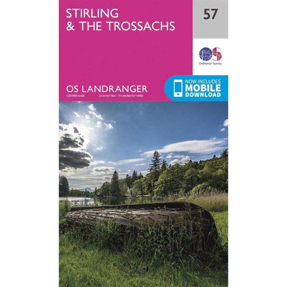 Ordnance Survey OS Landranger Map 57 Stirling & The Trossachs