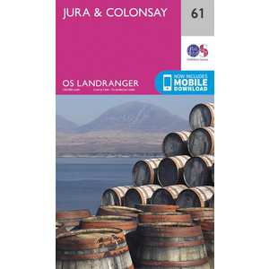 OS Landranger Map 61 Jura & Colonsay