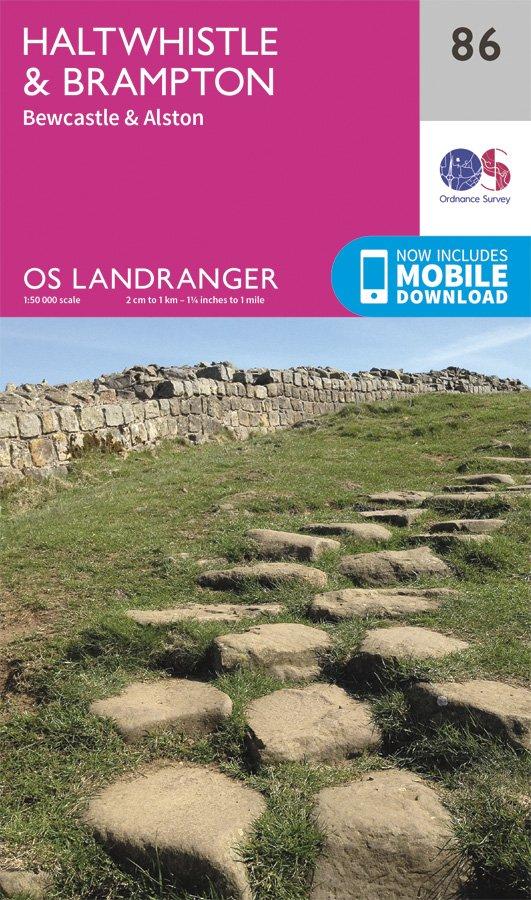 Ordnance Survey Landranger 87 Hexham & Haltwhistle Map With Digital Version 