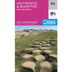 OS Landranger Map 86 Haltwhistle & Brampton, Bewcastle & Alston