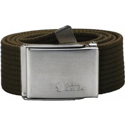 Fjallraven Men's Canvas Belt - Dark Olive