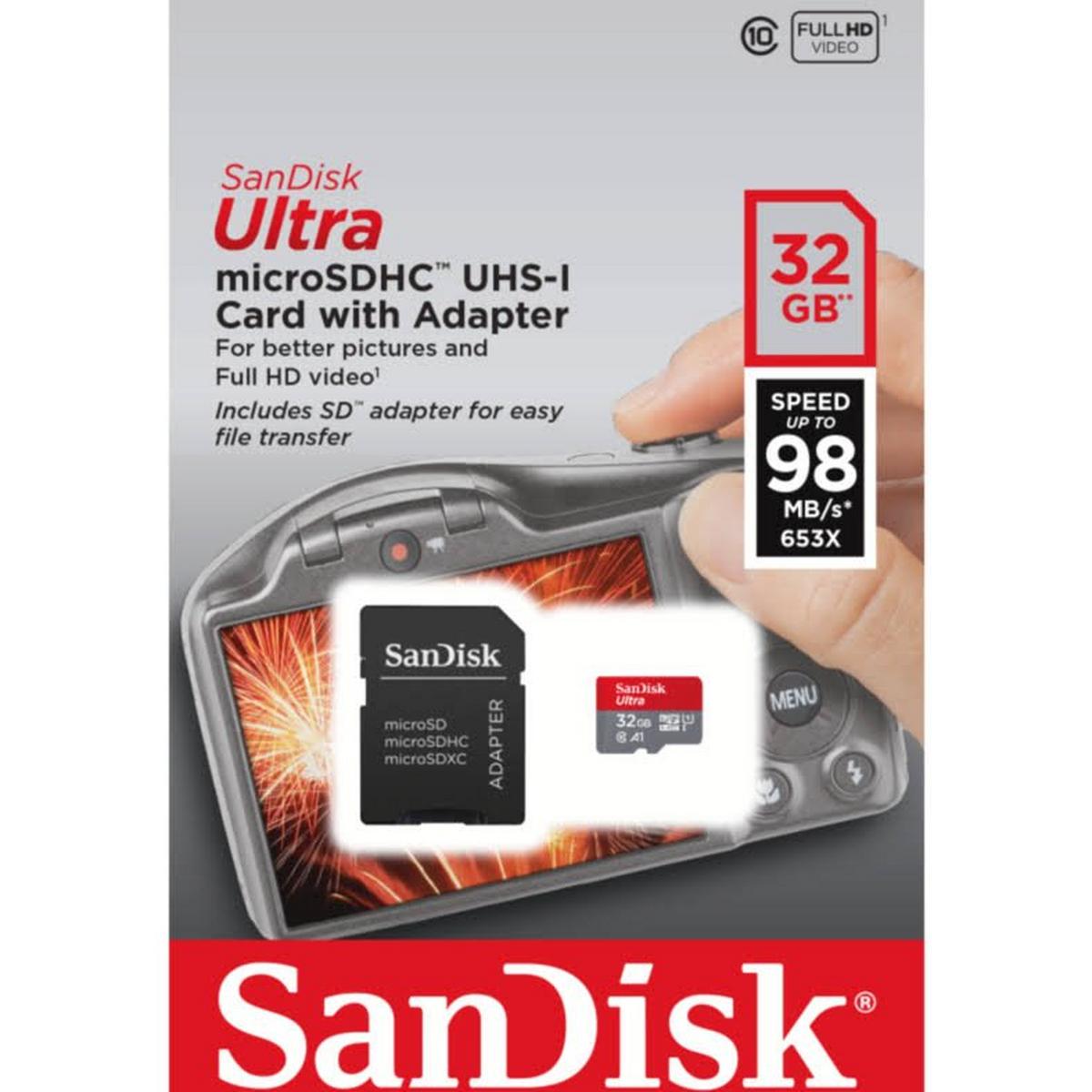 Go Pro Sandisk Ultra Micro SD 32GB Card