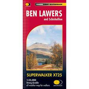 Harvey Map - Superwalker XT25: Ben Lawers and Schiehallion