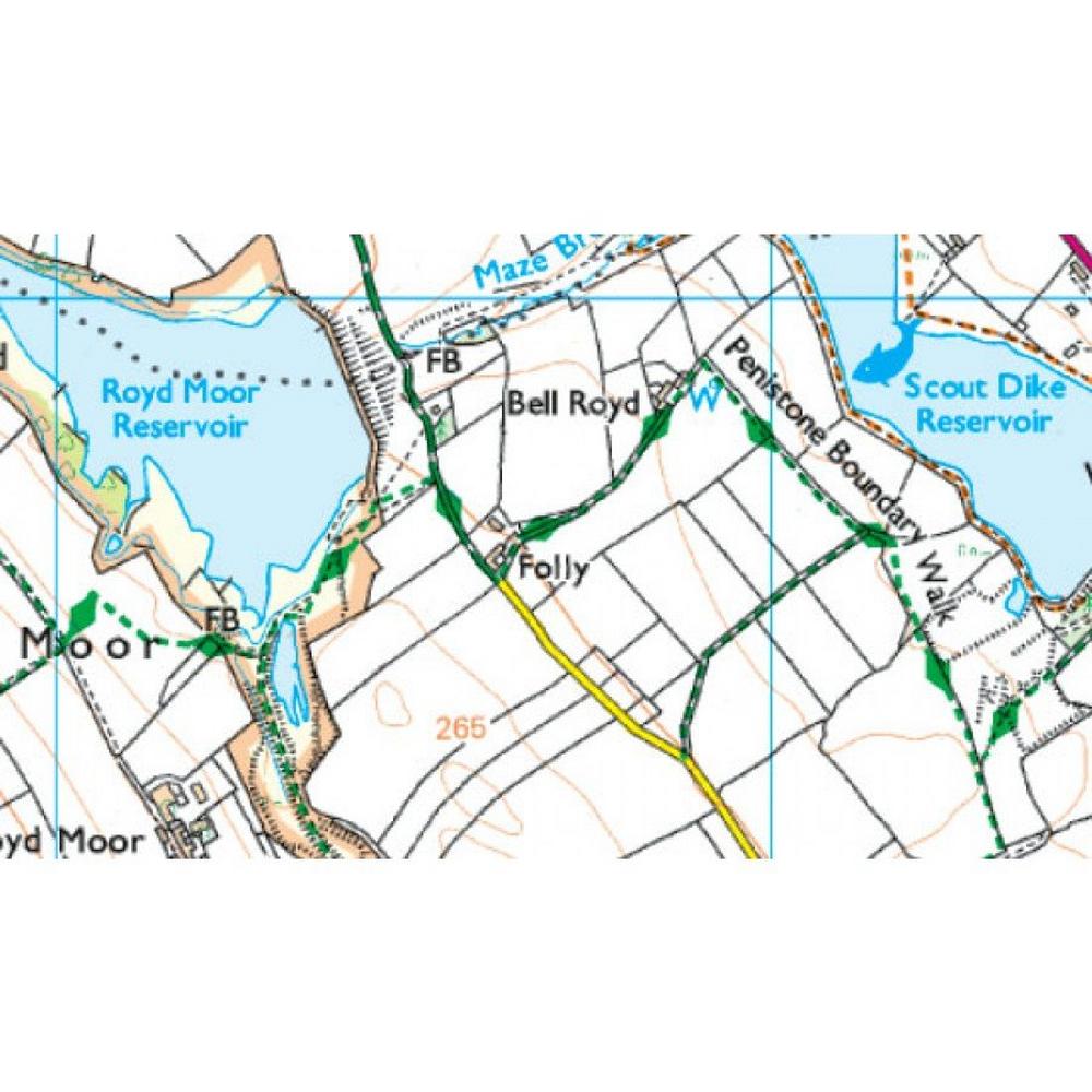 Ordnance Survey OS Explorer Map OL1 The Peak District - Dark Peak